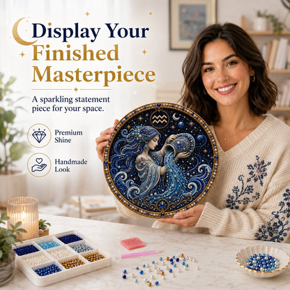 🔥Last Day 50% OFF - 12 Zodiac Signs Pearl Art Kit ♈🌙