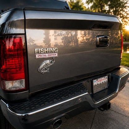 🔥LAST DAY 50% OFF- 🎣 Fishing Special Edition Premium 3D Metal Vehicle Emblem Badge