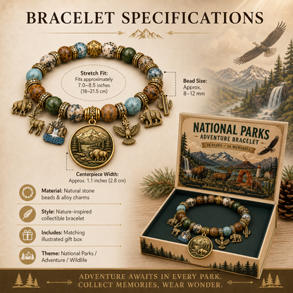 🇺🇸 Last Day Promo: 49% OFF -🏞️National Nature Park Faith Bracelet