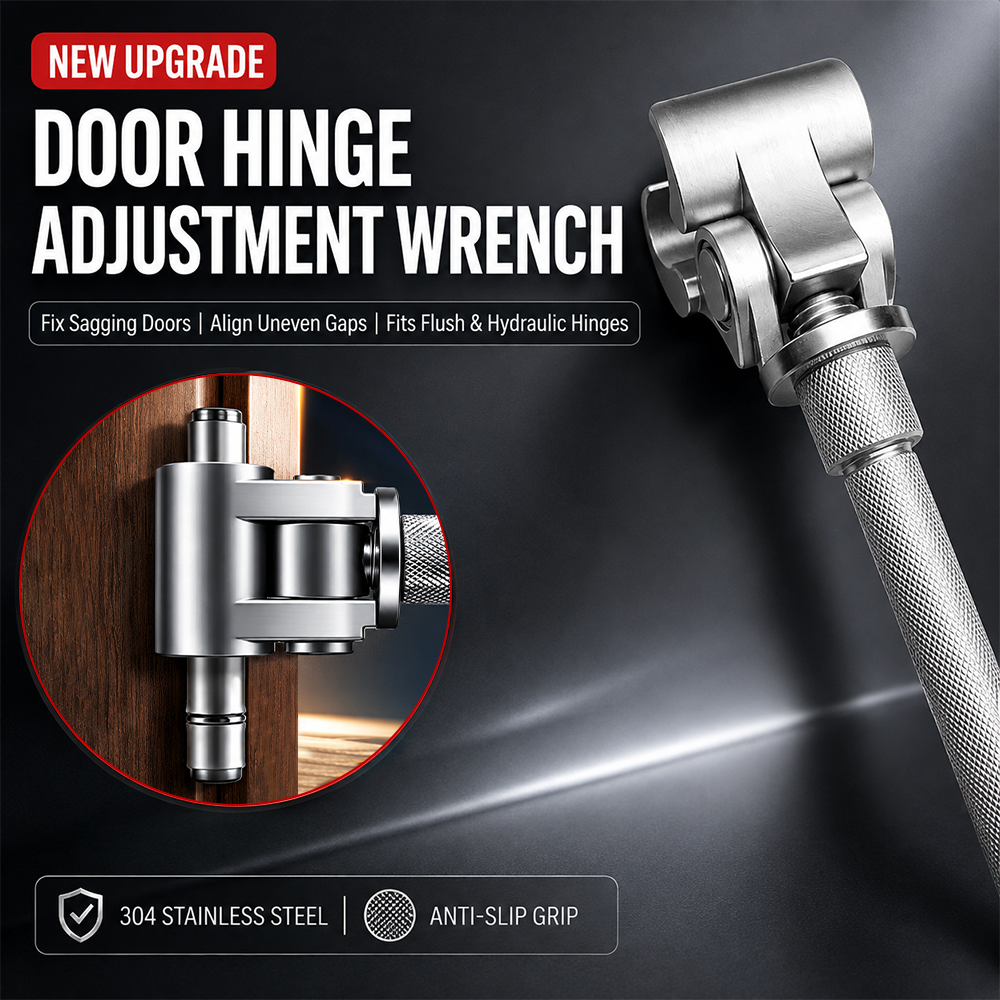 🔧 Door Hinge Adjustment Wrench | Precision Cabinet & Door Hinge Alignment Tool