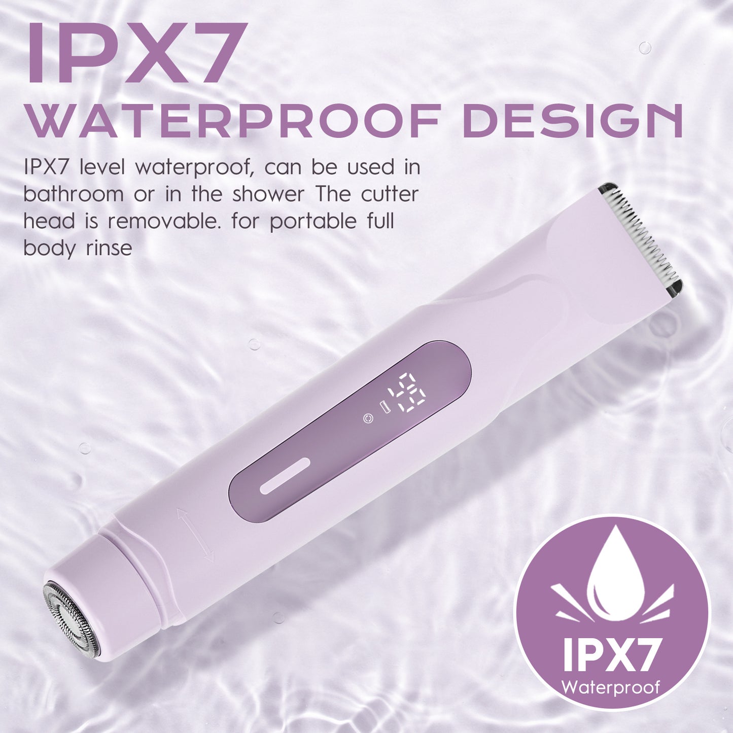 Painless 2-in-1 Lady Shaver: No More Razor Bumps or Irritation!