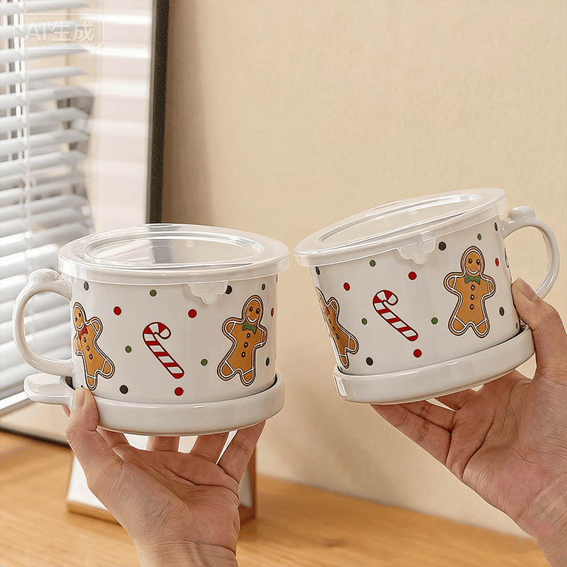 ⏰Christmas Sale 50% OFF🎅🎁25-oz Mug Meals w/ Lid-its