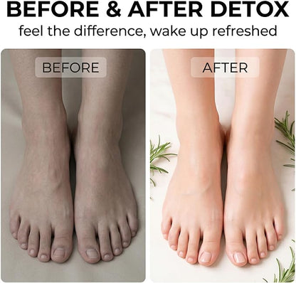 Foot Detox Patches for Stress Relief, Toxin Removal & Better Sleep Natural Deep Cleansing Pads