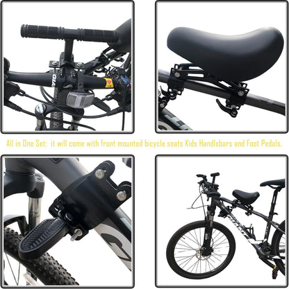 🚴Front-Mounted Kids Bike Seat Set