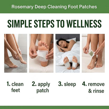Foot Detox Patches for Stress Relief, Toxin Removal & Better Sleep Natural Deep Cleansing Pads