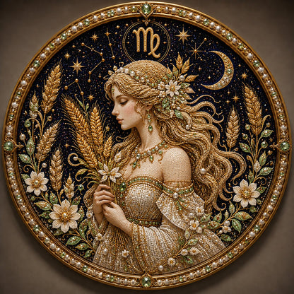 🔥Last Day 50% OFF - 12 Zodiac Signs Pearl Art Kit ♈🌙
