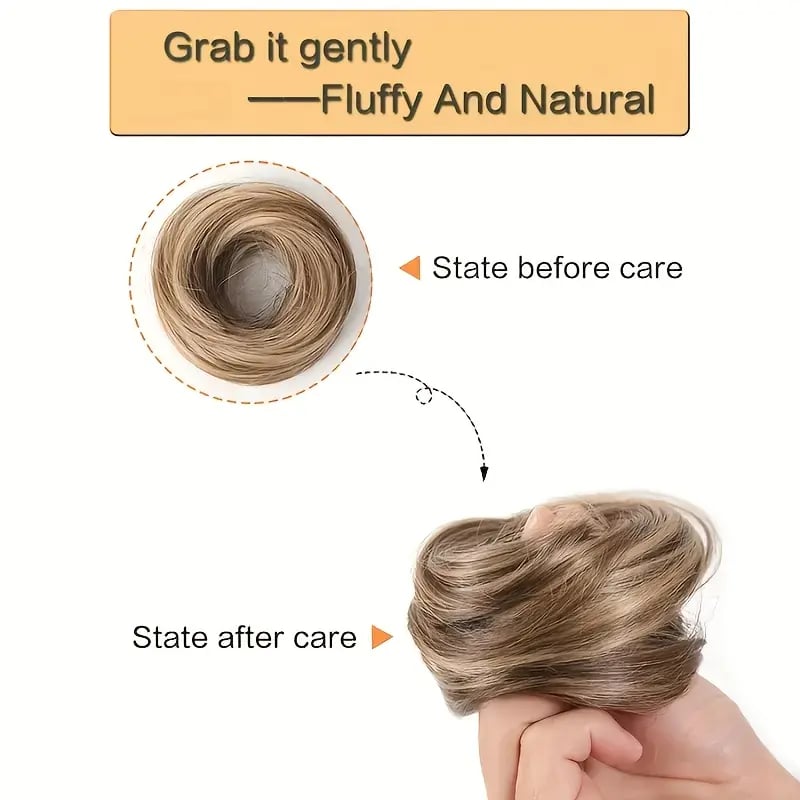 Synthetic Messy Bun Hair Piece for Women