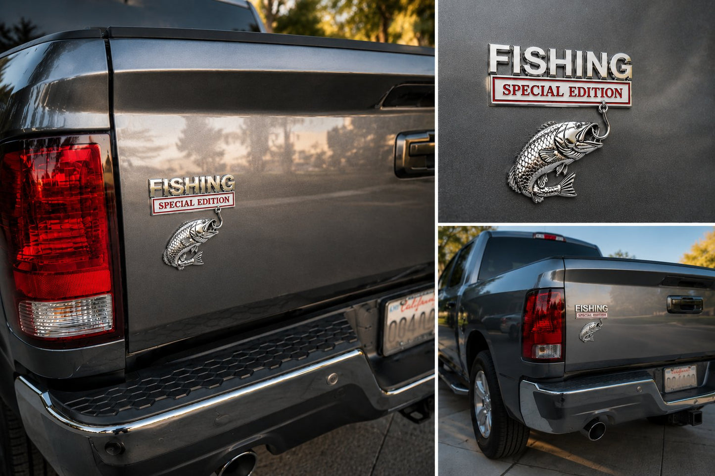 🔥LAST DAY 50% OFF- 🎣 Fishing Special Edition Premium 3D Metal Vehicle Emblem Badge