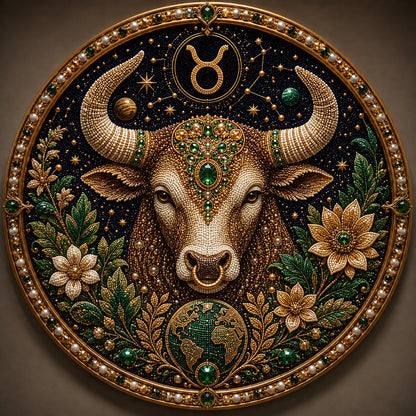 🔥Last Day 50% OFF - 12 Zodiac Signs Pearl Art Kit ♈🌙