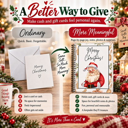 🎄📚Christmas Surprise Card Book🎁Surprises On Every Page📚Hardcover & Durability Line