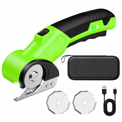 Rechargeable Cordless Electric Scissors Free 2 Safety Blades