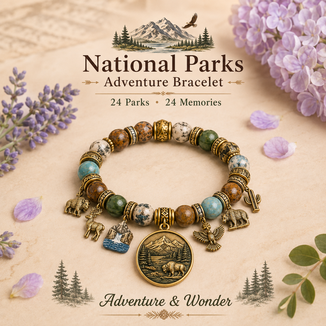 🇺🇸 Last Day Promo: 49% OFF -🏞️National Nature Park Faith Bracelet