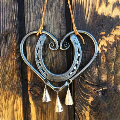Handmade Horseshoe Heart Wind Chime ❤🐎