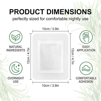 Foot Detox Patches for Stress Relief, Toxin Removal & Better Sleep Natural Deep Cleansing Pads