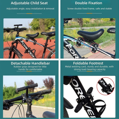 🚴Front-Mounted Kids Bike Seat Set