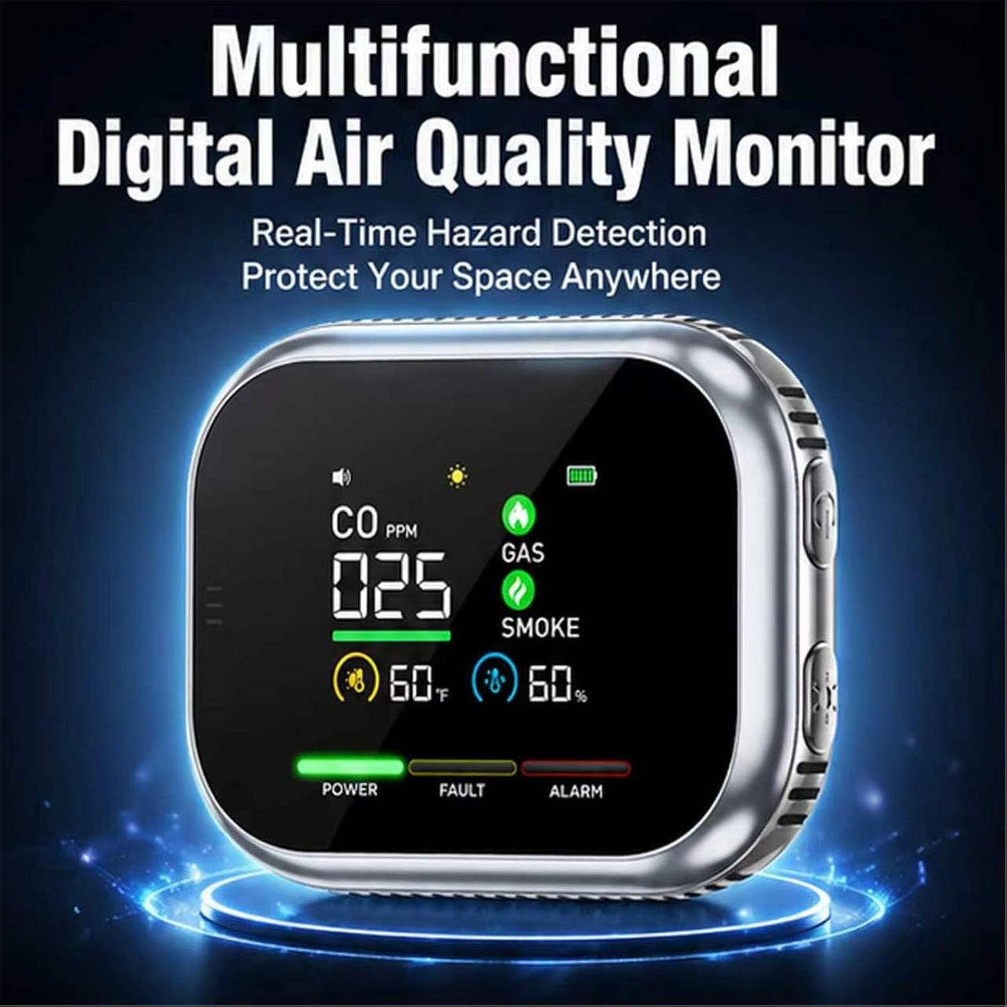 2026 Hot Sale🏠✨ 6-in-1 Smart Home Guardian Air & Temperature Monitor