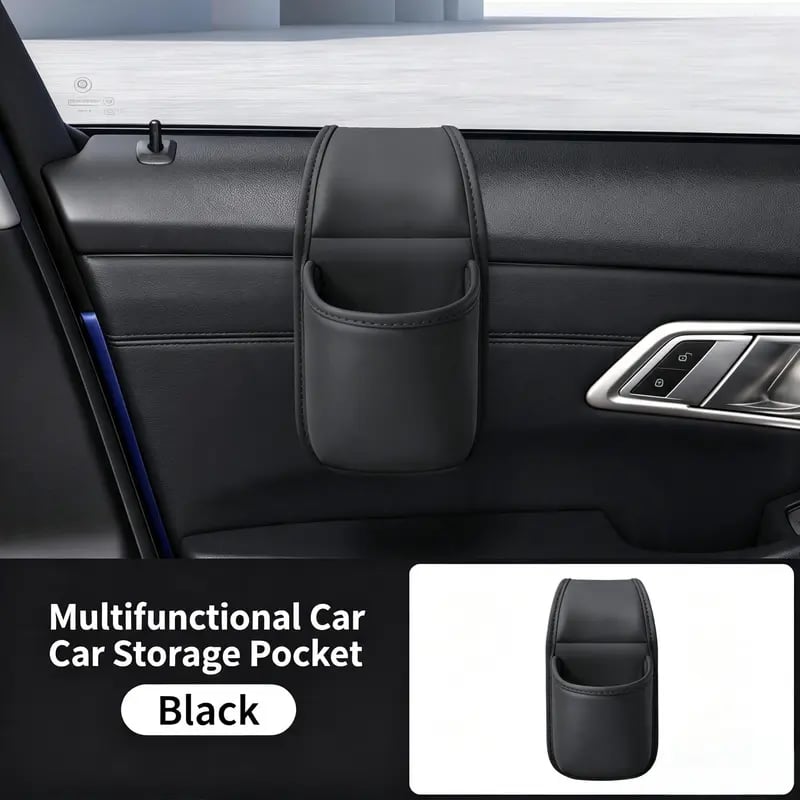 🔥LAST DAY 50% OFF - Leather Car Door Storage Pocket🚗