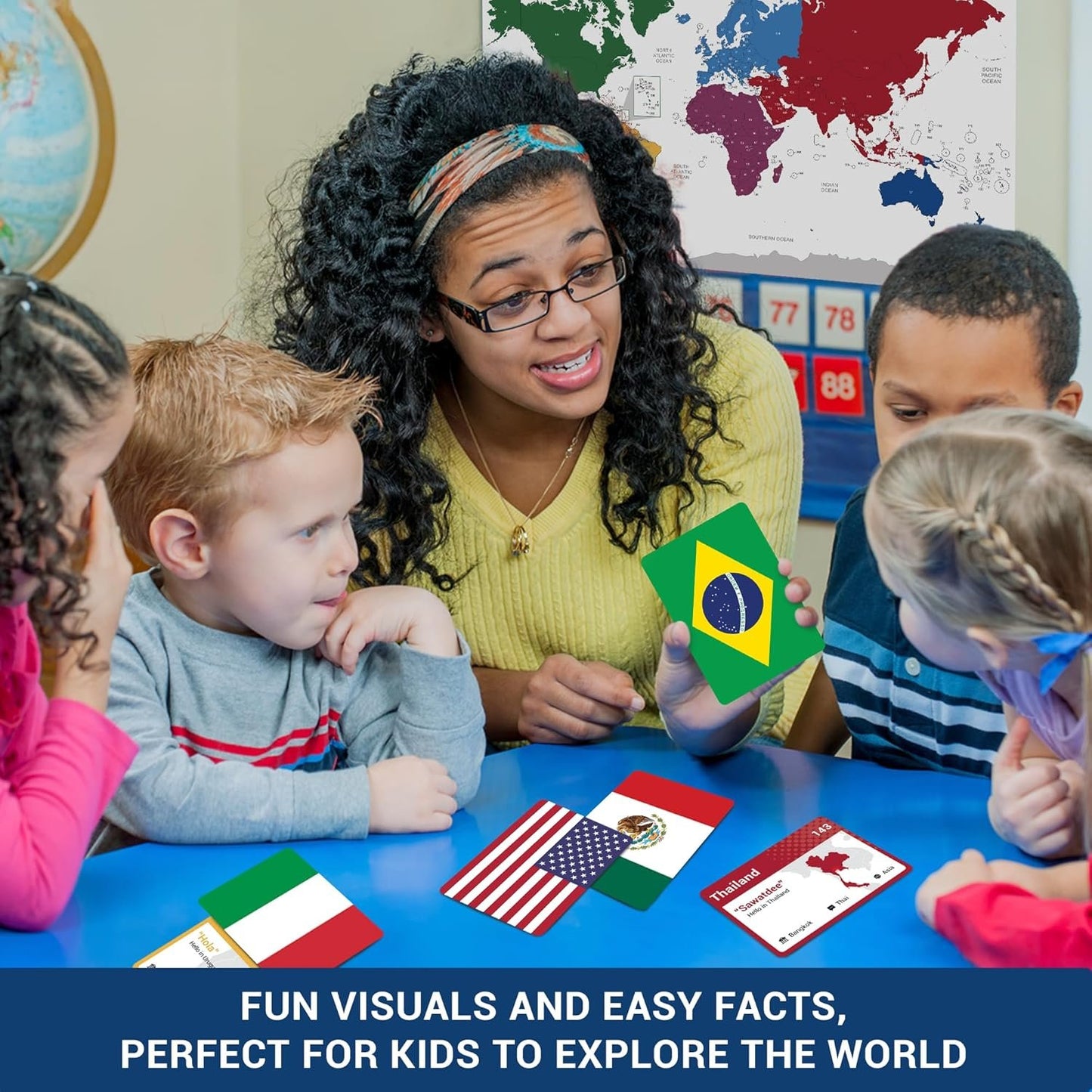 🔥Last Day 50% OFF - 🌎️245 Flashcards of World Flags🗺️
