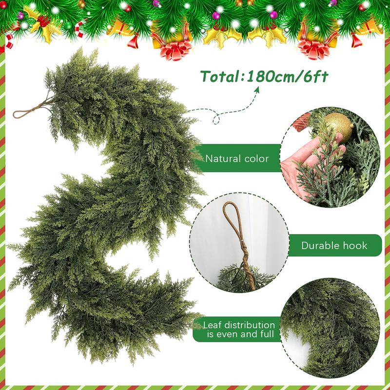 🎅HOT SALE 49% OFF⛄Artificial Cedar Garland🎄(6 FT)