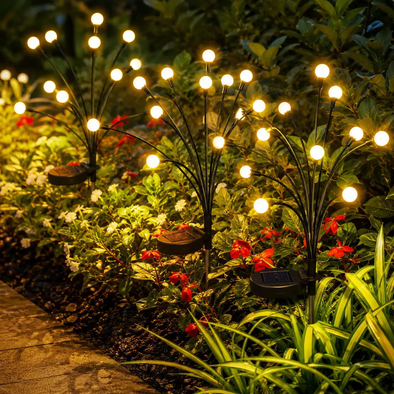 🔥Last Day 49% OFF - Solar Powered Firefly Garden Light