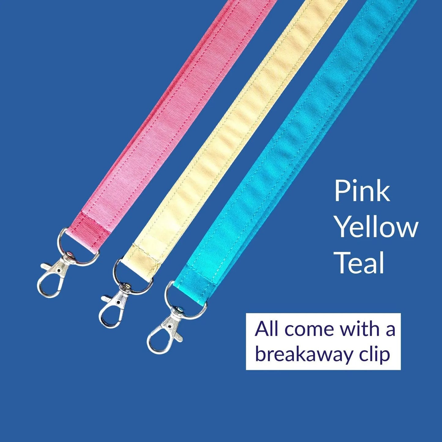 🔥LAST DAY 50% OFF -👩‍🏫NEW UPGRADED Plain Fabric Pen Lanyards