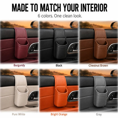 🔥LAST DAY 50% OFF - Leather Car Door Storage Pocket🚗