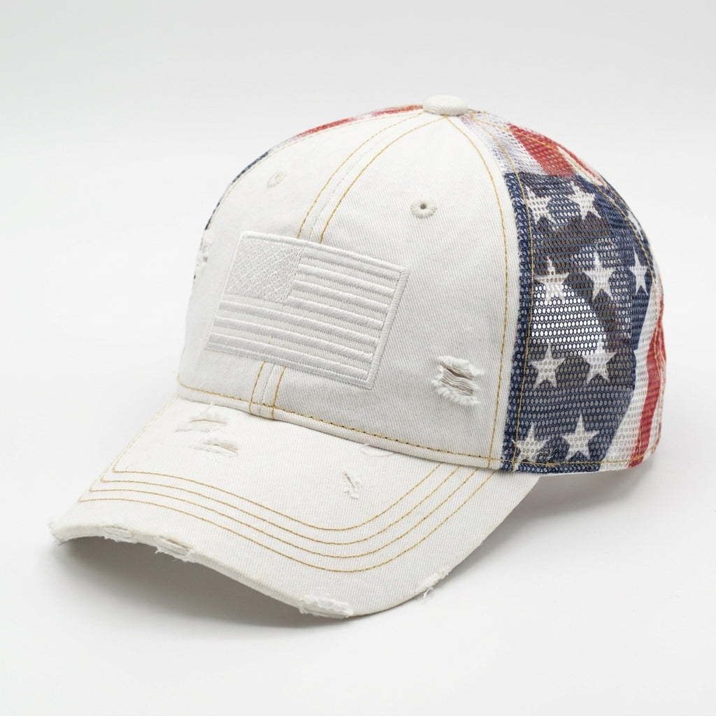 🇺🇸 Last Day Promo: 50% OFF -American Flag Ponytail Embroidered Hat