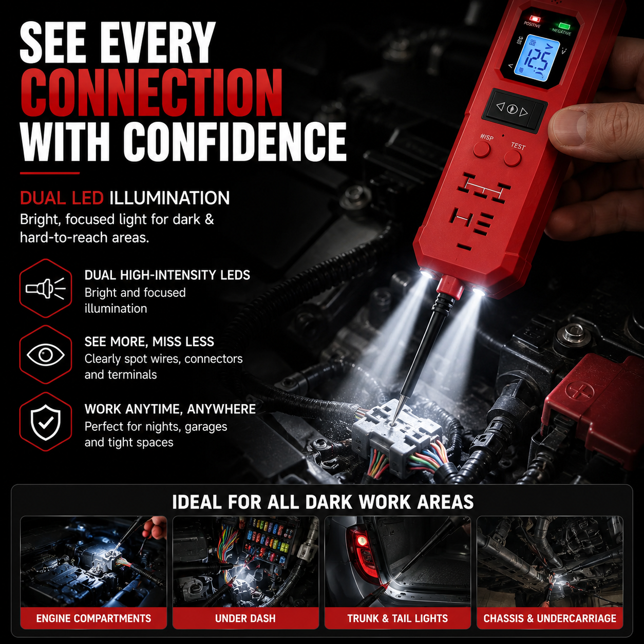 🔧 3-in-1 Automotive Power Circuit Probe & Relay Tester – 12V/24V Electrical Diagnostic Tool |Buy 2 Free Shipping🚚