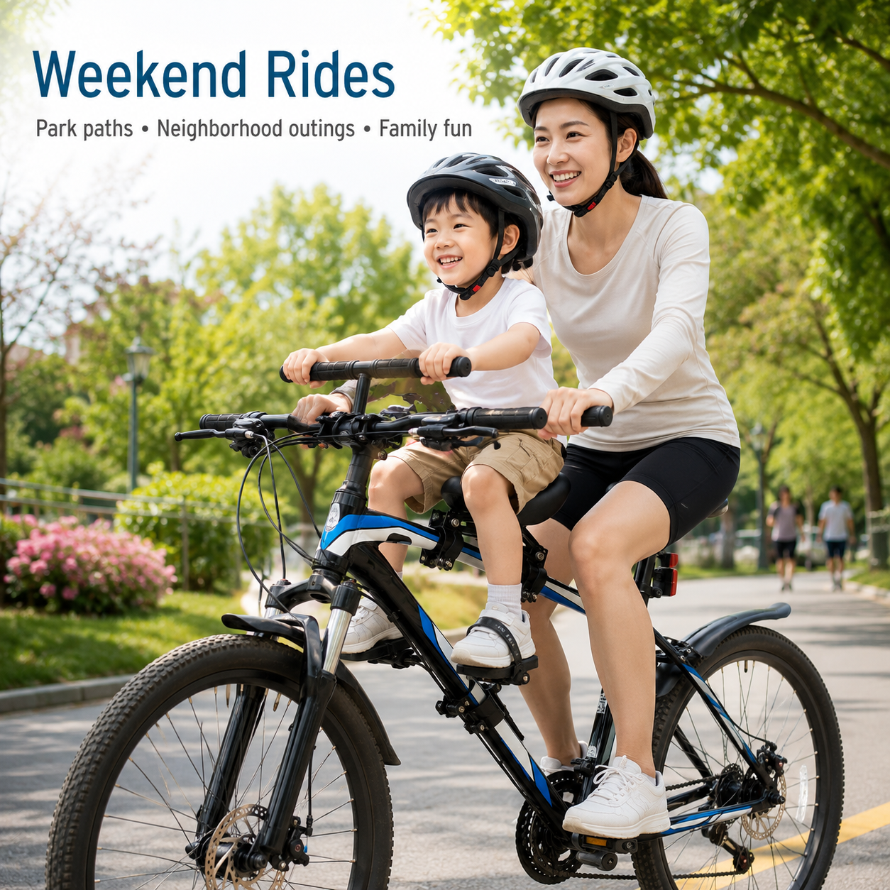 🚴Front-Mounted Kids Bike Seat Set