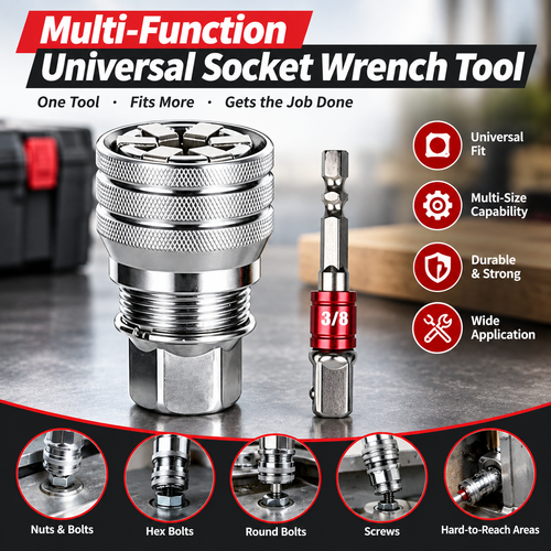 🛠️Multi-Function Universal Socket Wrench Tool - Universal Maintenance Tool