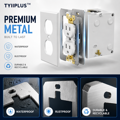 🛠 Outlet Repair Spacers – Easy Fix for Loose, Crooked & Recessed Outlets