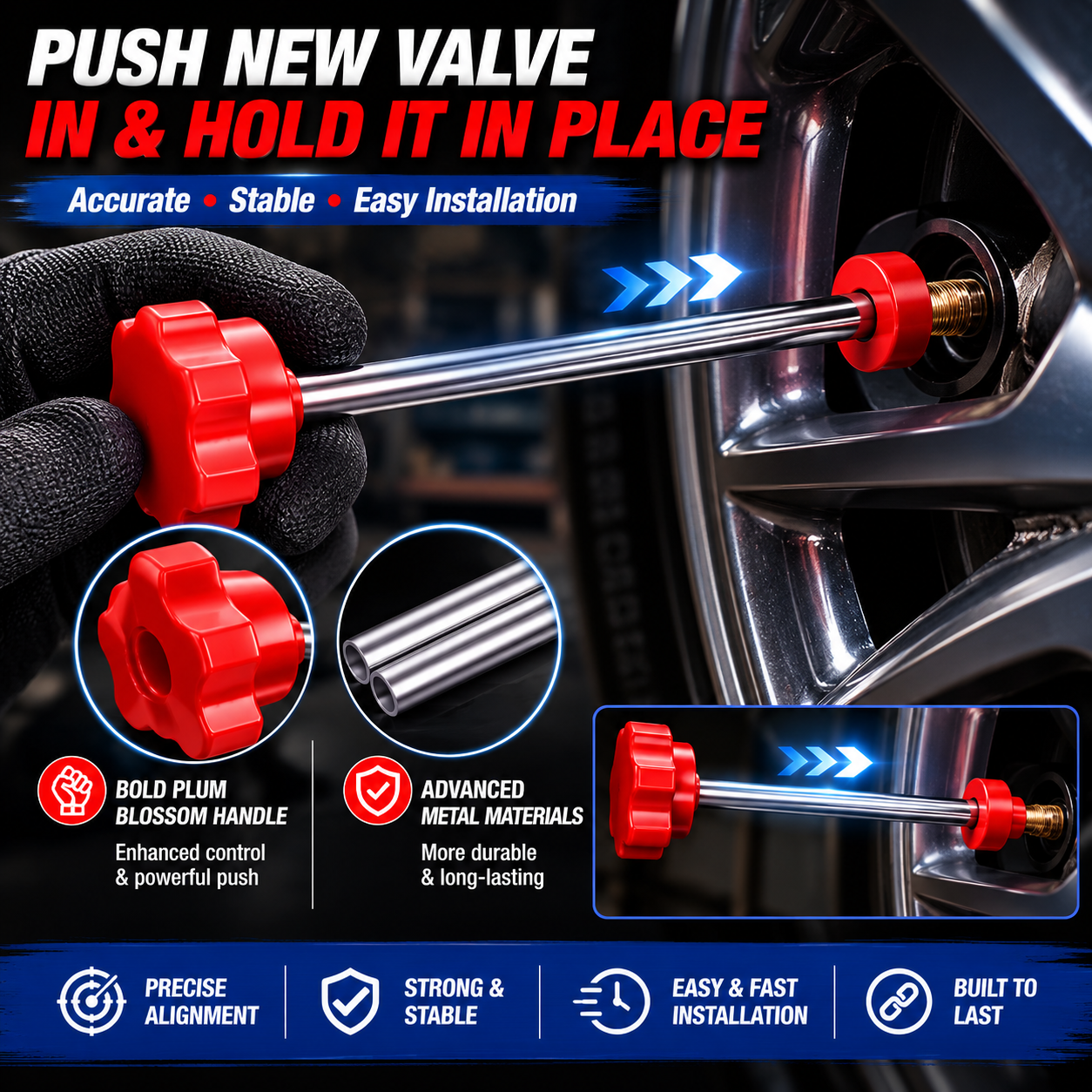 🔥Last Day Promo: 50% OFF - 14-Piece Set Quick Change Tire Valve Tool Kit