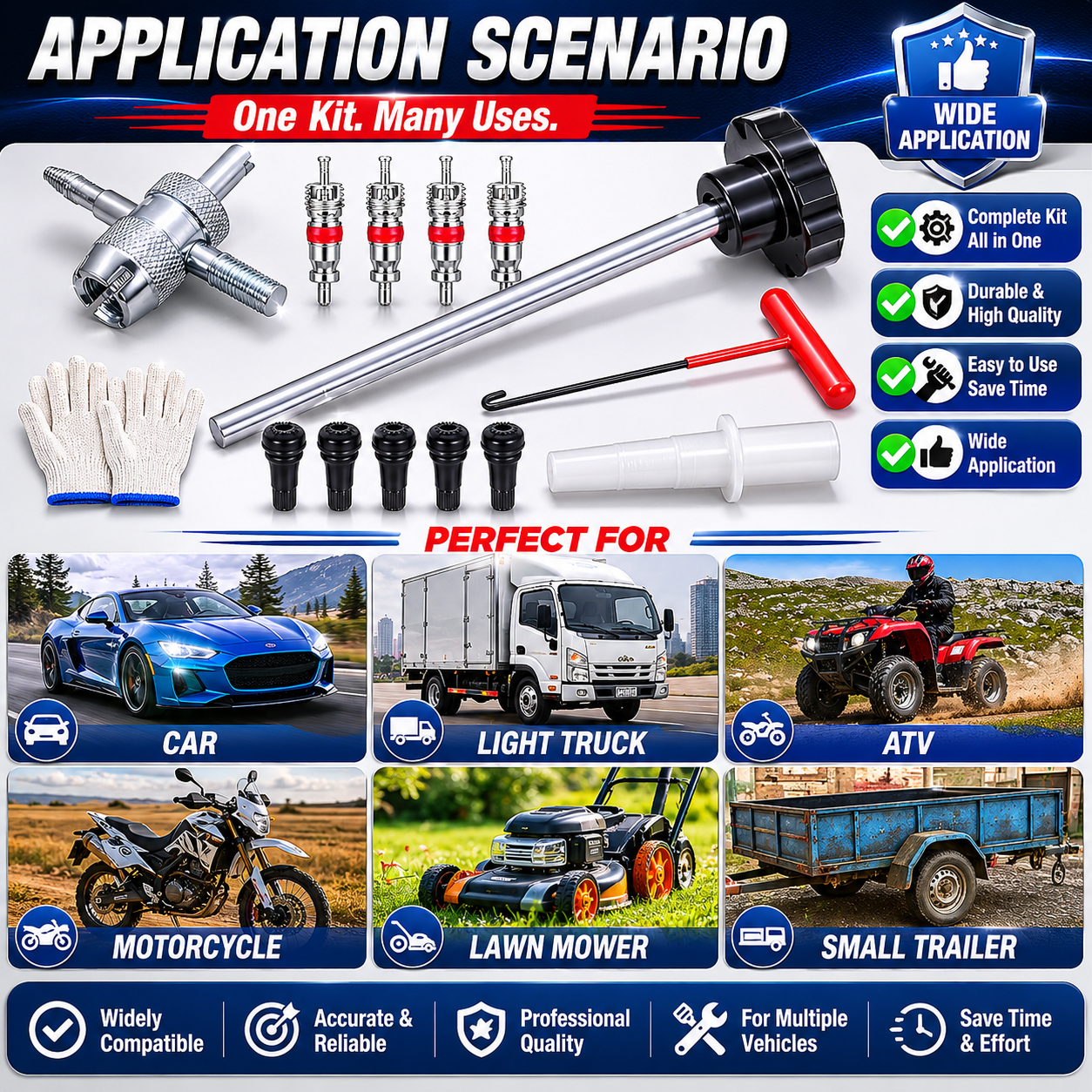 🔥Last Day Promo: 50% OFF - 14-Piece Set Quick Change Tire Valve Tool Kit