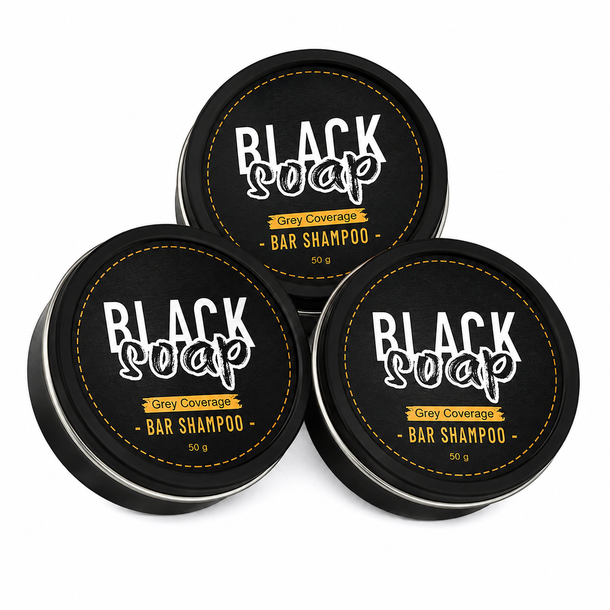 🔥Natural Gray Hair Darkening Shampoo Bar