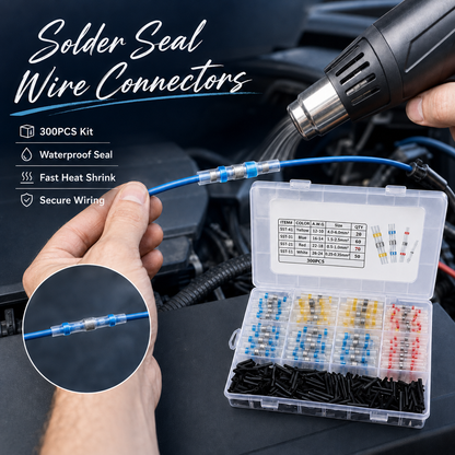 300PCS Haisstronica Solder Seal Wire Connectors