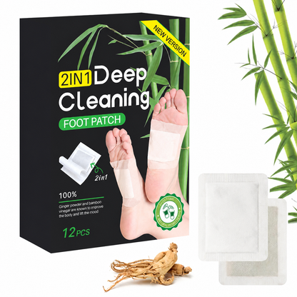 Foot Detox Patches for Stress Relief, Toxin Removal & Better Sleep Natural Deep Cleansing Pads