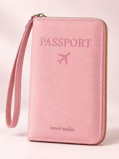 ✈️ Travel Deal – Zipper Passport Organizer 💼 RFID-Blocking Travel Holder for Cards, IDs & Essentials 🔒
