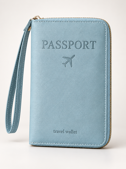 ✈️ Travel Deal – Zipper Passport Organizer 💼 RFID-Blocking Travel Holder for Cards, IDs & Essentials 🔒
