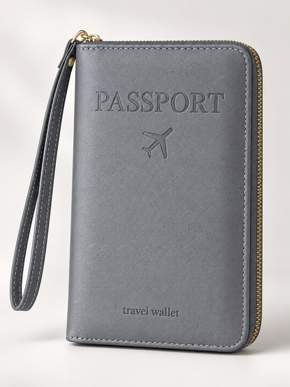 ✈️ Travel Deal – Zipper Passport Organizer 💼 RFID-Blocking Travel Holder for Cards, IDs & Essentials 🔒