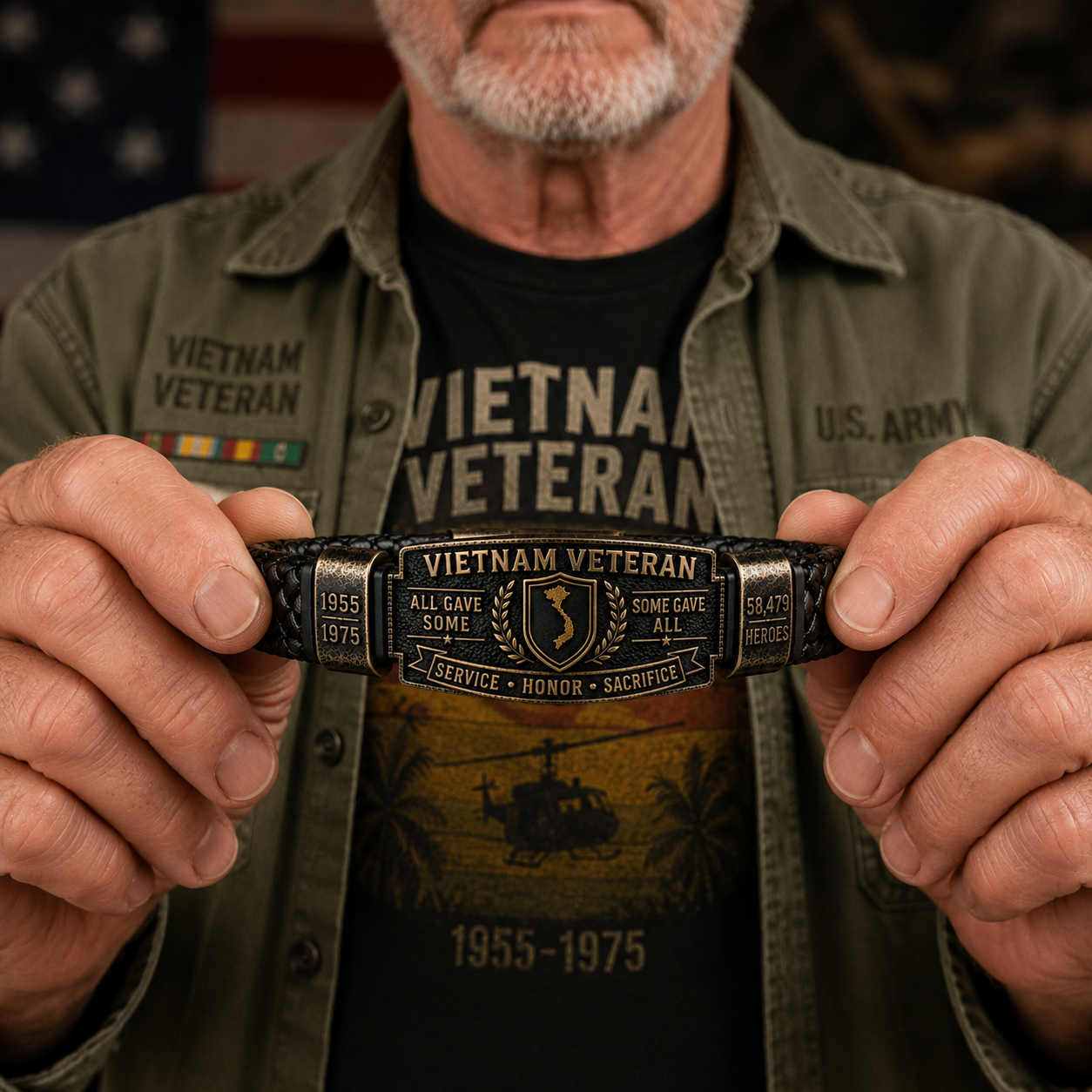 Last Day Promo: 50% OFF 🎖️ Vietnam Veteran Honor Bracelet