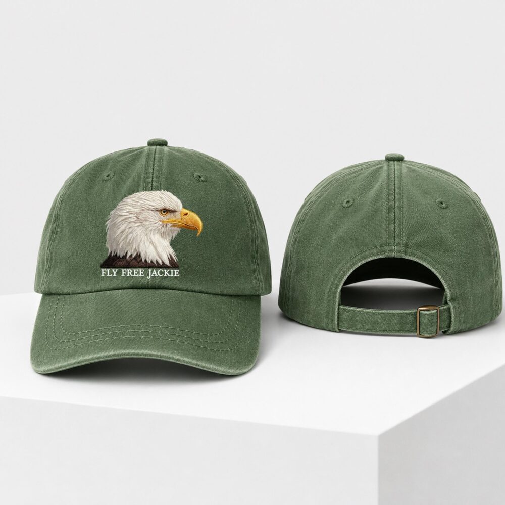 🦅Fly-Free-Jackie Embroidered Memorial Cap