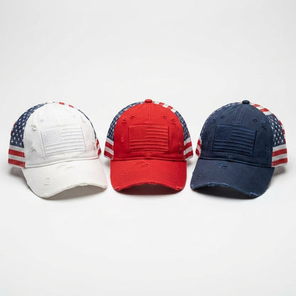 🇺🇸 Last Day Promo: 50% OFF -American Flag Ponytail Embroidered Hat