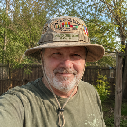 🇺🇸 Last Day Promo: 50% OFF 🎖️ - Gulf War Veteran Desert Storm Tribute Boonie Hat