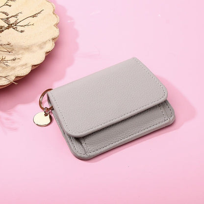 💖Hot 50% OFF🌹RFID Short Wallets for Women – Fashionable Card Holder with Key Ring & Coin Purse