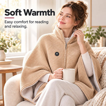 🧣Wearable Heated Blanket – Cozy Hands-Free Warmth☀️(📦Free Shopping)