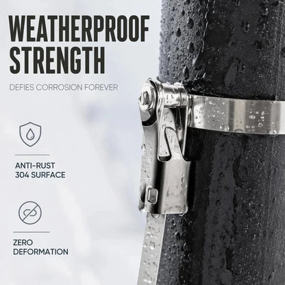 🔥LAST DAY 50% OFF - 🛠️Heavy Duty Stainless Steel Cable Tie with Flip Lock Buckle