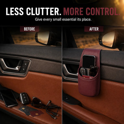 🔥LAST DAY 50% OFF - Leather Car Door Storage Pocket🚗