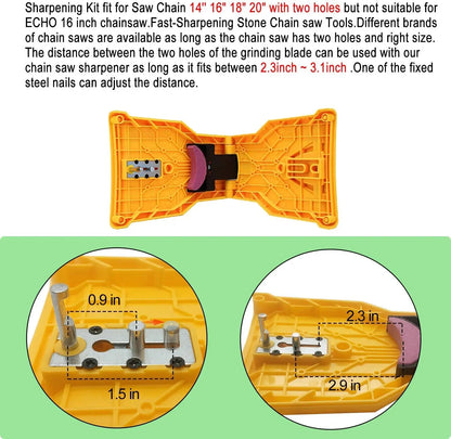 💥Compact Chainsaw Sharpener – Fast and Accurate Maintenance for All Chainsaws