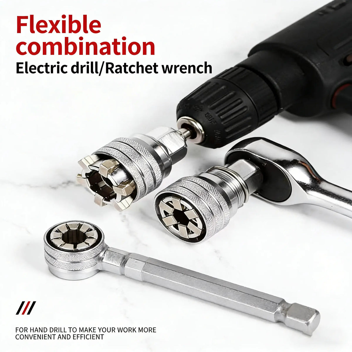 🛠️Multi-Function Universal Socket Wrench Tool - Universal Maintenance Tool