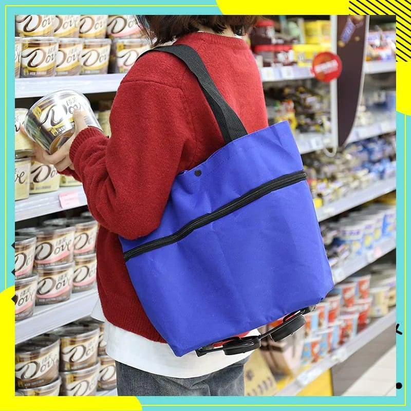 ⚡️LAST DAY 50% OFF 🛒♻️2-in-1 Foldable Shopping Cart